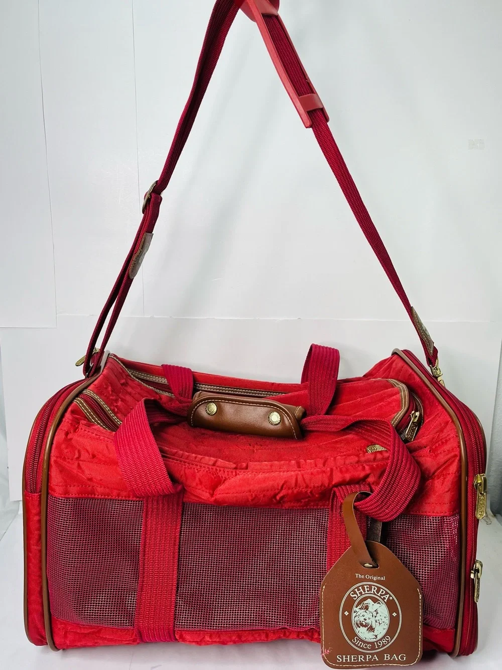 Red Small Pet Carrier Bag